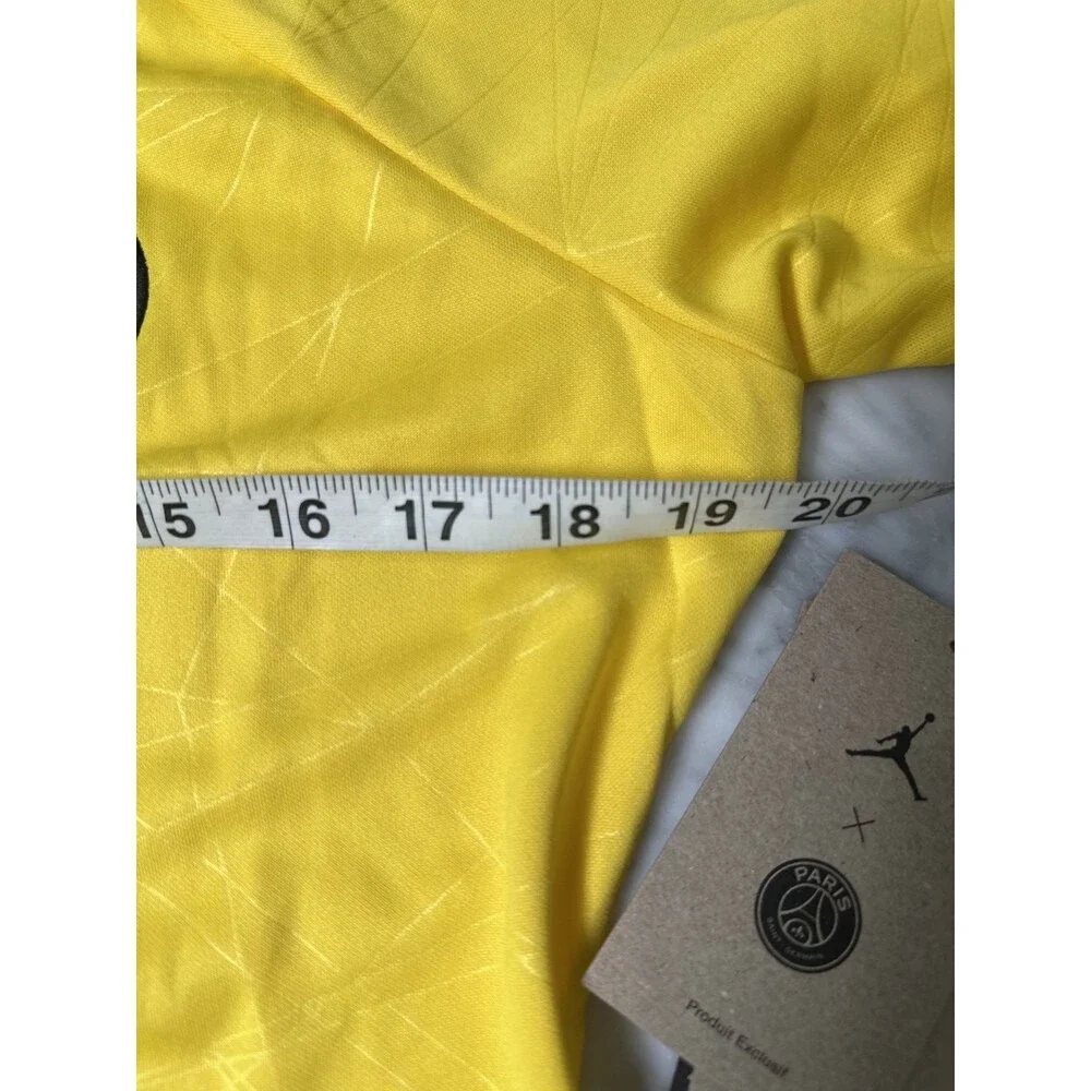 Nike Jordan x PSG Pre-Match Training Jersey Tour Yellow  Womens Med DR4913-720